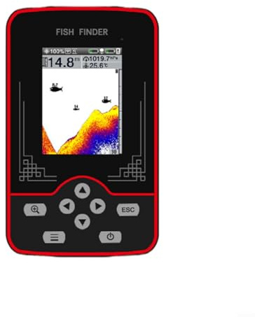 Emiif Fish Finder Wireless Sonar 60M for Echo Sounder Color Screen 200Ft Depth Detector Fishfinder Boat Carp Fishing Accessories