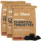 Ecoblaze 12Kg Charcoal Triquettes - BBQ Charcoal Briquettes Designed for Optimum Airflow for Even Heat and almost Instant Lighting