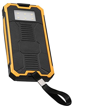 Power Bank Kit, 20000mAh Fast Lading Tragbares Dual USB Mobile Power Bank Case DIY Kit (Yellow)