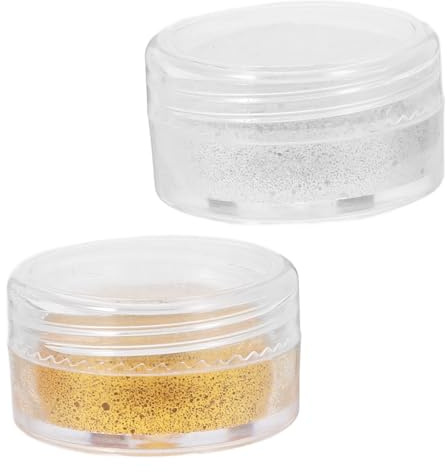 VILLFUL 2 Stück Perlmutt Aquarellfarben für Erwachsene, 5ml, Pigment | Metallische Gold und Silbernuancen, Leicht Mischbar, Lichtbeständige Farben, für Leinwand und Stoffmalerei, Unterwegs
