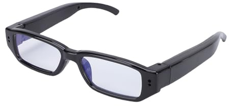 Fockety Kamerabrille für Männer und Frauen, 1080P HD Anti-Shake Smart-Brille mit Kamera und Audio, Tragbare Videoaufzeichnungs-Sonnenbrille für Reisen, Radfahren, Outdoor-Sport