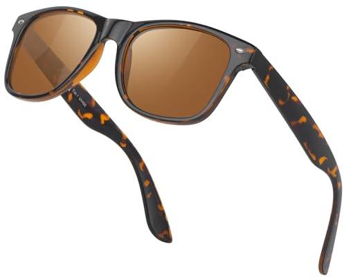 Gtievruo Sonnenbrille Herren Polarisiert Eckig Sonnenbrillen Damen Retro UV400 Schutz für Autofahren Sunglasses Men Woman Designer