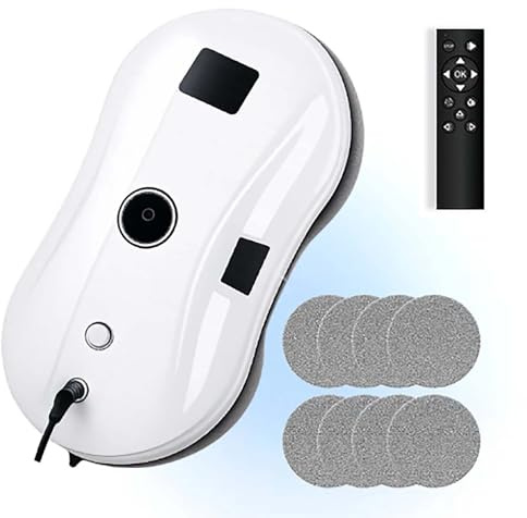 Osmo Roboclean Window Cleaning Robot, Robot De Fenêtre 5600 Pa, 3 Modes De Nettoyage Avec Télécommande, Surveillance Intelligente Des Bords, Système De Pulvérisation Automatique