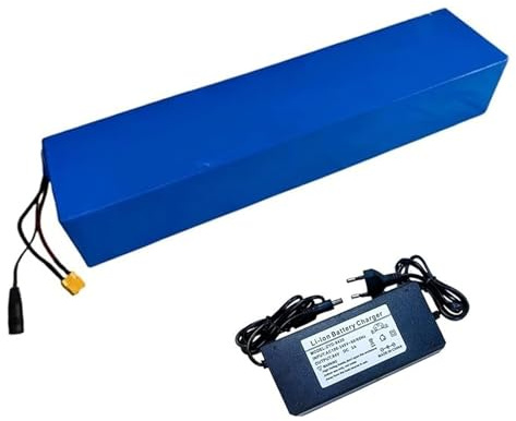 Batterie Lithium-ION pour Vélo Électrique 72 V 30 Ah, Équipée d'un Chargeur 84 V 3 A, avec BMS Intégré, Batterie pour Vélo Électrique 20S4P 72V 30Ah,XT90+DC
