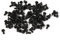 100 Pezzi M3 6mm Viti di Nylon Testa Tonda Bombata Incassato Filettatura M3 Nero