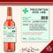 Affiche Prints L129 Personalised Prescription Medicine Pharmacy Novelty Alcohol Rose Wine Bottle Label For Any Occasion!