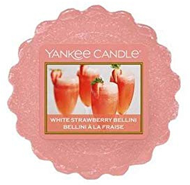 Yankee Candle Cera da sciogliere Bellini alla fragola bianca, 22 g