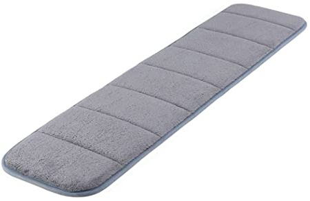 Upgraded Computer Wrist Elbow Pad, Creatiees Premium Memory Cotton Desktop Keyboard Arm Rest Support Mat for Office Desktop Working Gaming - Less Elbow Pain(Long-Sized, 7.9 x 31.5 inch) (Gray)