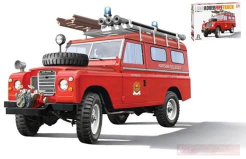 Italeri IT3660 Land Rover FIRE Truck KIT 1:24 MODELLINO Model kompatibel mit