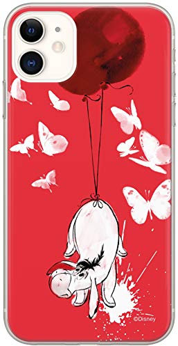 ERT GROUP mobile phone case for Apple Iphone 11 original and officially Licensed Disney pattern Eeyore 001 optimally adapted to the shape of the mobile phone, case made of TPU