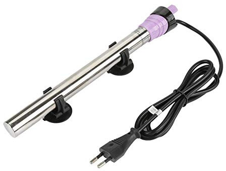 Zerodis Varilla de Calentamiento del Acuario, Calentador de Agua eléctrico termostático automático de Acero Inoxidable Calentador de Agua a Prueba de explosiones(EU Plug 200W 220V)