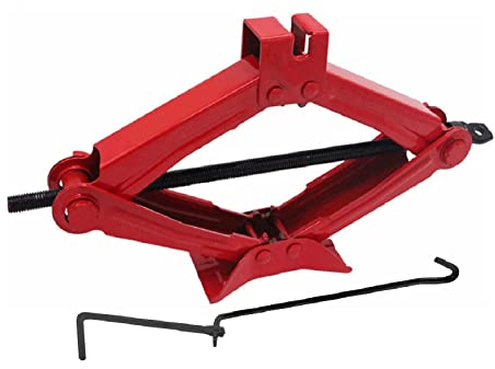 Trintion Scissor Jack 1 Ton Car Jack Labor-saving Design Lifting Screw Jack Wind Up Tools for Cars and Sports Utility Vehicles Tyre Repair Changing Tool