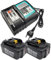 FengWings® 5,0Ah BL1850B Akku Ersetzen für Makita 18V Akku mit 18V Ladegerät DC18RC BL1830 BL1850 BL1860 | BMR100 BMR102 DMR102 DMR105 DMR108 DMR110 BMR104 BMR103 DMR104 DMR105 DMR106