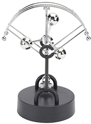 Homoyoyo 1stk Gehhilfe Elektronisches Perpetuum-Motion-Spielzeug Perpetuum Mobile Maschinen Magnetische Skulptur Perpetuum-Motion-gerät Kunstwissenschafts-kit Kind Schreibtisch Metall Suite
