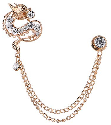 Brosche, Stecknadel, Abzeichen, Vintage Broschen, Anhänger Clip, Broche Pins niedliche Kette Brosche Brosche Brosche Quastel Kette Brosche Edelstein Brosche Schmuck Brosche Lappel Pin for Männer Anzug