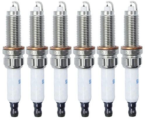 CORGLI Zündkerzen für BMW F25 E89 F10 F11 F32 F33 F20 F30 F31 F34 N20 N63, 6 Stück Iridium Zündkerze SILZKBR8D8S 12120039664