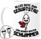 Tassenliebling® Papa Tasse personalisiert mit 1-4 Kindern - Papas bester Schwimmer - Geburtstag Vatertagsgeschenk - Werdender Papa Geschenk lustig zum Vatertag mit Baby, Tochter, Sohn