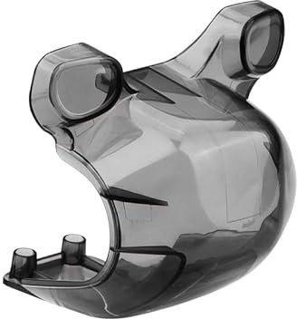 Housse de protection d'objectif de cardan compatible pour DJI MINI 3, capuchon de protection d'objectif de caméra anti-poussière pour accessoires de drone (Noir)