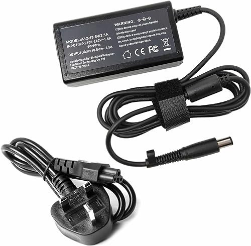 TJ Inspiration HP Pavilion 65W Laptop Adapter- Compatible with G7-1350EB G7-1350EE G7-1350EF & More | Also Compatible with HP EliteBook ProBook Notebook & Many More | Fast Charging, High-Efficiency