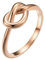 Epinki Trauringe Breit 2MM, Knot Partnerringe, Edelstahl Ringe Rose Gold für Frauen, Größe 60 (19.1)