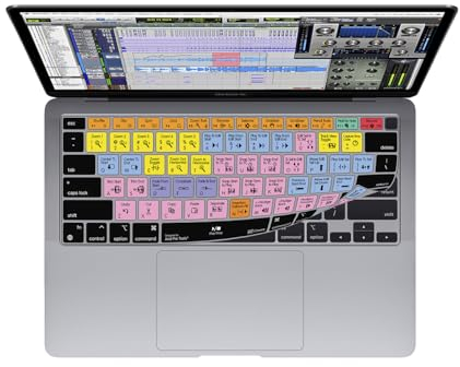 KB Covers Avid Pro Tools Tastaturabdeckung, kompatibel mit MacBook Air mit M1 Chip – 13 Zoll (2020+)