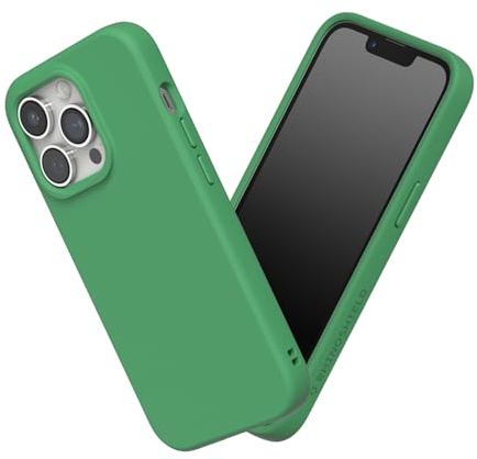 RhinoShield Hülle kompatibel mit [iPhone 14 Pro] | SolidSuit - Stoßdämpfende & schlanke Schutzhülle mit Premium Finish - 3.5 Meter Fallschutz - Olivgrün