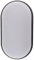ChiliTec Led Wandleuchte 10 Watt 966 Lumen Oval Aussenwandleuchte IP54 Innen Aussen Beleuchtung Licht Warmweiß Gehäuse Anthrazit