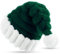 CITÉTOILE Erwachsener Weihnachtsmütze, Weihnachtsmütze für Frauen und Herren, Neuartiger Weihnachtshut, Deluxe Velvet Weihnachtsdekoration, Xmas Hat für Party Halloween, Grün