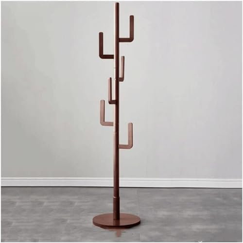 WaiDXn Porte-Manteau en Forme de Cactus, Porte-Manteau sur Pied for Chambre à Coucher, for Suspendre des vêtements, des Chapeaux et des Sacs, étagère de Rangement(Walnut)