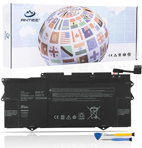 ANTIEE 51Wh YM15G Laptop Replacement Batteria per Dell XPS 13 9315 Series 0G9FHC G9FHC (Not fit for XPS 13 9315 2-in-1 Series) 11.55V 4191mAh