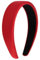 YOCDNOV Lot de 1 Style rétro bandeaux rembourrés en velours- Classique Serre-Tête Rose Bandeau de Cheveux Femme Serre-Tête Large 3cm Accessoires pour Cheveux(rouge)