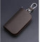 LIPPSYYDS Étui pour clé de Voiture pour Nissan Juke Qashqai 350Z 370Z Kicks, Cuir Multifonctions Portable Porte-Clés Anti-Perte Pochette De Clé Protection Accessoires,No Window-B