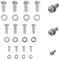 Universal TV & Monitor Mounting Hardware Kit – 24pcs M4, M6, M8 Screws with Washers & Spacers | Stainless Steel Fixing Bolts for Wall Mount Brackets