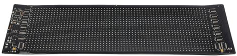 Pizarra LED, pantalla LED suave y flexible, control de aplicación RGB bluetooth, panel RGB para coches, tiendas, bares, hoteles (34,8 cm x 10,2 cm)