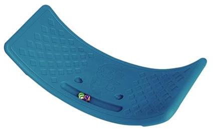 Balance Board Kinder Wackelbrett Balancierbrett mit Rutschfestem Design Tragfähigkeit für Indoor Outdoor Spielen und Training Förderung von Gleichgewicht Koordination und Motorik (Blau)