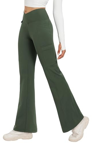 baleaf Thermoleggings Damen Winter Outdoorhose XS-2XL | 74CM Fleecegefütterte DWR-Beschichtung Wasserabweisend, 4-Wege-Stretch Stoff, V-Crossover Highwaist für Wander Camp Ski