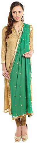 DUPATTA BAZAAR Bestickte, weiche Dupatta für Damen, aus Chiffon, Schal, Wickeltuch