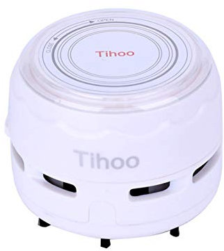 Tihoo Desktop Dust Vacuum Cleaner for Office White