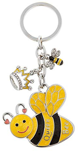 Joe Davies Equilibrium Snazzy Stil Emaille Schlüsselanhänger Anhänger Hummel Queen Bee