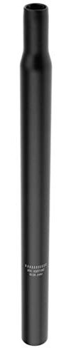 Perfeclan Fahrradsattelstütze 28,6 mm Sattelstange Kerzensattelstütze, 45 cm schwarz