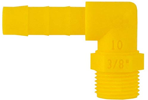 Lilie Winkel-Einschraubtülle 3/8 x 10 mm, lose gelb
