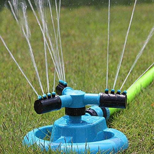 TOPWA Arroseur de Gazon Arroseur de Jardin Rotatif à 360° - Système d'arrosage Portable - Système d'arrosage réglable