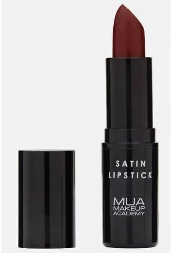 MUA Make Up Academy Satin Lipstick Lip Colour Vegan Cosmetics (Agenda)