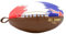 ALL SPORT VINTAGE - Trousse De Toilette Ballon de Rugby - Marron Vintage Et Drapeau Australien - Cuir De Vachette - Cousu Main - Marque Française