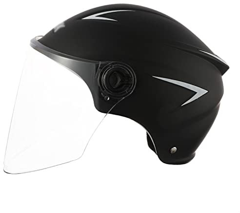 Adulte Rétro Casquette de Baseball Casque Demi-Coque ECE Homologué Demi Coque Casque Jet avec Visiere, Casques Vintage à Face Ouverte pour Scooter Cyclomoteur Cruiser (Color : G, Size : 54-61cm)