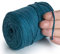 MeriWoolArt® Makramee Garn Ozean 2 mm x 250 m Baumwollkordel, recyceltes weiches Baumwollgarn für das Stricken von Pflanzenhängern, Schmuckherstellung, Häkeltaschen