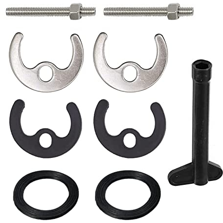 2 Sets Waschtischarmatur Monoblock-Mischbatterie Befestigungsset Montageset Wasserhahn Befestigungsset Wasserhahn Befestigung Fitting Kit Waschbecken Waschtischwaschbecken für Küchenbecken