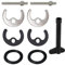 2 Sets Waschtischarmatur Monoblock-Mischbatterie Befestigungsset Montageset Wasserhahn Befestigungsset Wasserhahn Befestigung Fitting Kit Waschbecken Waschtischwaschbecken für Küchenbecken