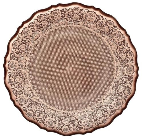 Lot de 6 Assiettes de Présentation Mirage 32cm Rose