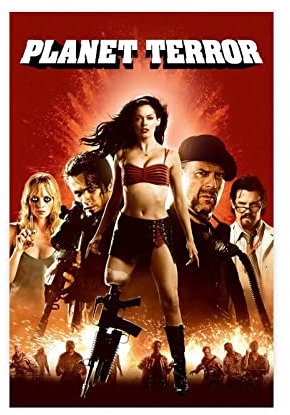 EDSC Film-Planet-Terror-Poster, Leinwand-Poster, Wandkunst, Dekoration, Bild, Gemälde für Wohnzimmer, Schlafzimmer, Dekoration, Rahmen: 30 x 45 cm